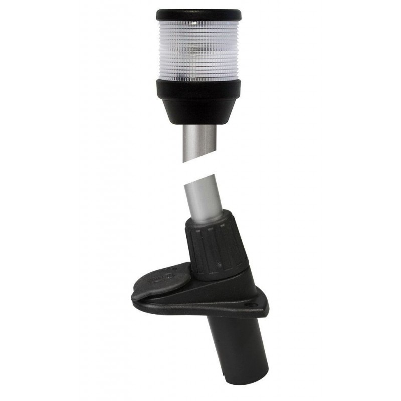 Hella 2010 Ankerlicht 360° Wit - 2NM - 12V Lamp - Plugin - 914mm - Zwart 