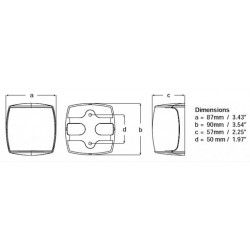 10 x Hella NaviLED Pro - Hek Wit - 3NM - 9-33V - Zwart
