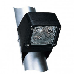 Hella 8503 Halogen Deck Floodlight - Diffuse lens - 12V - 55W - Black