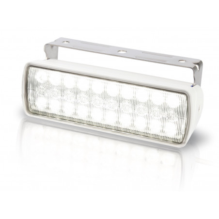 Hella Sea Hawk XL LED Deckscheinwerfer Breitstrahlend - Duo Farben (Weiß-Warm Weiß) - 9-33V - 680LM - 12W - Weiß
