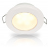 Hella EuroLED 75 LED Recessed Spot White - 12V - Spring Clip - Warm White