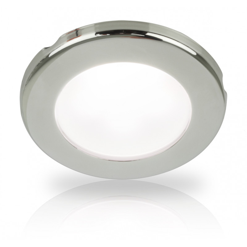 20 X Hella EuroLED 75 LED Recessed Spot RVS - 12V - Screw Mount - Cool White