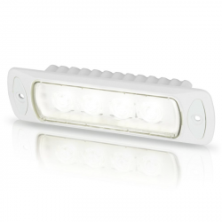 Hella Sea Hawk R LED Worklight - Spot light - Dayligth white - 9-33V - 550LM - 7W - White Recess Mounted
