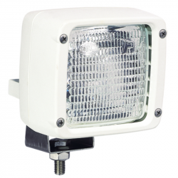 Hella 8517 Halogen Worklight - Flood beam - Diffuse lens - 12V - 55W - White