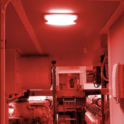 Hella DuraLED 50 LED Weiss - 12/24V - Schraubbefestigung - Kaltweiss & Rot Breitstrahlend