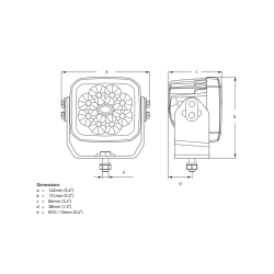 Hella RokLUME 280N Gen 2 LED Große Reichweite Scheinwerfer - Neutral Weiß - 12-24VDC - 5000LM - 46W - Schwarz