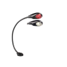 Hella White - Red LED Flexi Chart Table Lamp 400mm