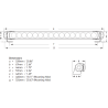 Hella Sea Hawk 470 Combi - Spread and Spot - Black Housing Blue Edge light